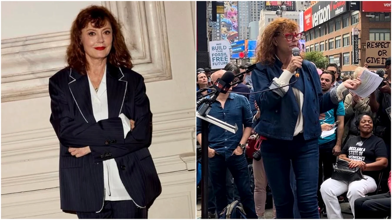 Susan Sarandon, reținută în timpul unei manifestații împotriva lui Netanyahu