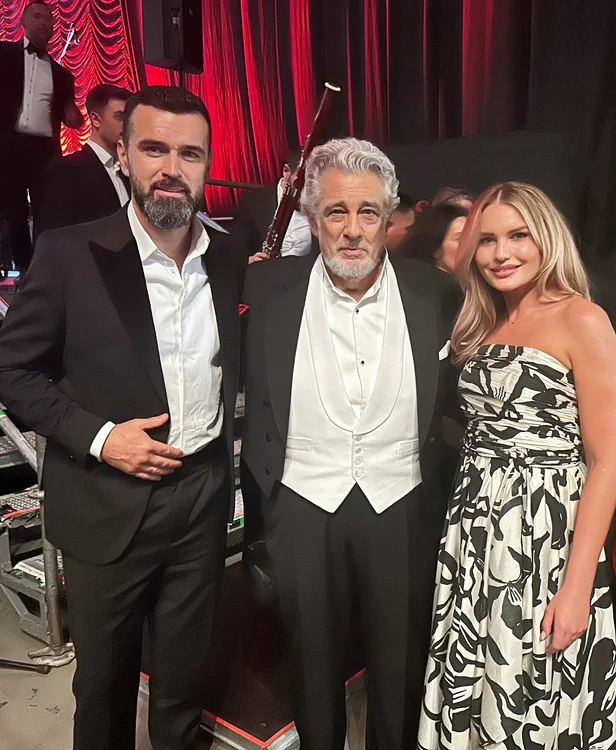 Maria Natură, soția lui Vlad Miriță, la concertul lui Placido Domingo de la București 2024 Instagram (3) jpg