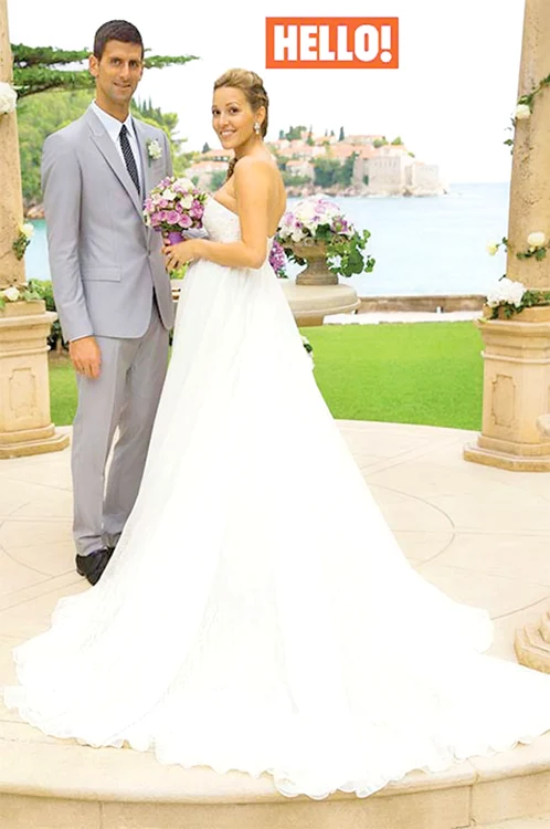 De când s-a însurat cu Jelena, Novak Djokovic a pierdut doar şapte meciuri, câştigând în schimb 72