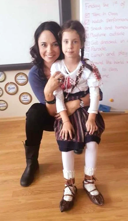 Andreea Marin se ocupă intens de educația fiicei ei, Violeta