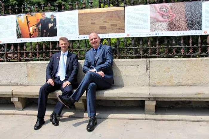 Pascal Vagogne ambasadorului francez si Phil Batson ambasadorul britanic in Moldova