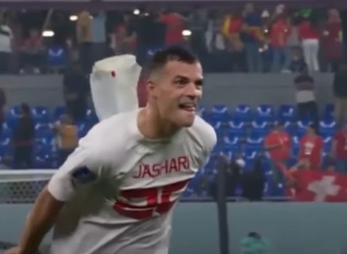 Granit Xhaka. FOTO Captură YouTube
