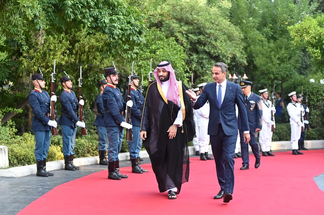 Mohammed bin Salman a făcut o vizită în Grecia în 2022 FOTO Profimedia 