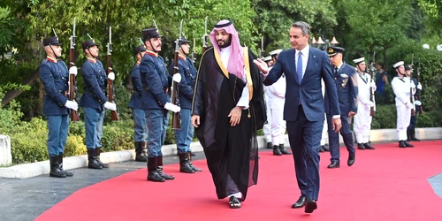 Mohammed bin Salman a făcut o vizită în Grecia în 2022 FOTO Profimedia 