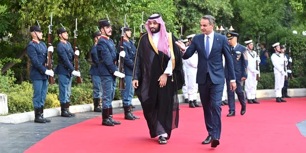 Mohammed bin Salman a făcut o vizită în Grecia în 2022 FOTO Profimedia 