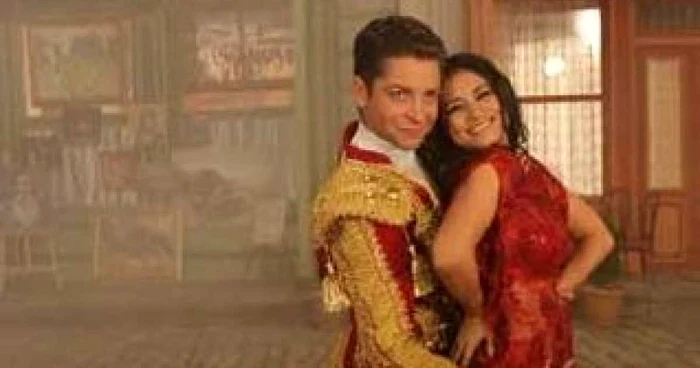 Ovidiu Danci alături de actriţa Aylin Cadar
