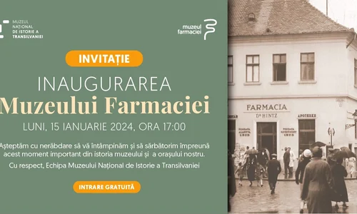 Muzeului Farmaciei, inaugurat la Cluj-Napoca