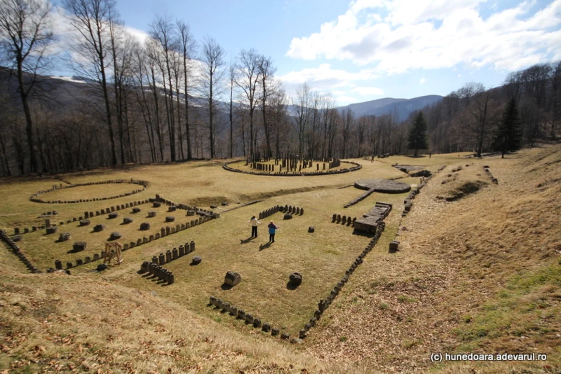 Incinta sacră din Sarmizegetusa Regia. FOTO: Daniel Guţă. ADEVĂRUL.