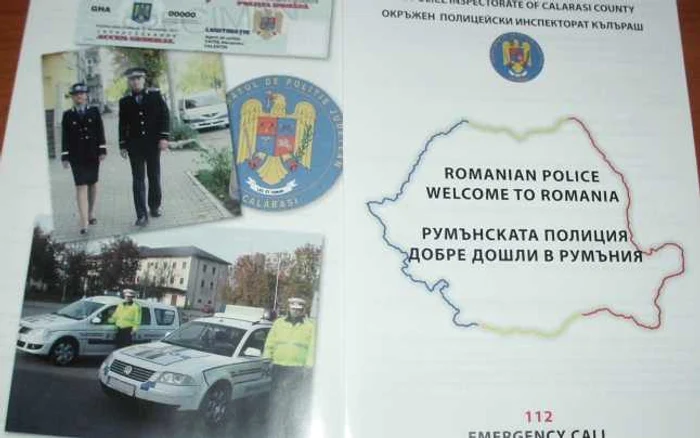 Pliantul bilingv conţine informaţii, în limba engleză şi bulgară