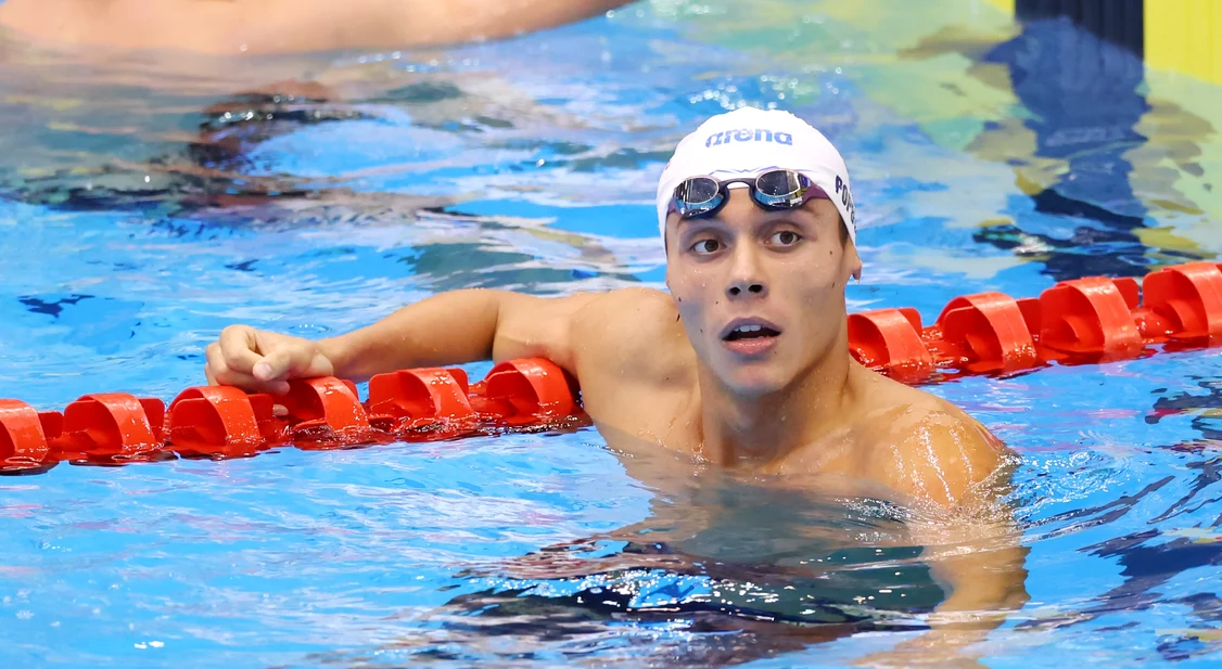 David Popovici vrea liniște înainte și în timpul Olimpiadei. Foto Profimedia
