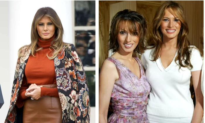Melania Trump și sora ei Ines foto Getty Images jpg