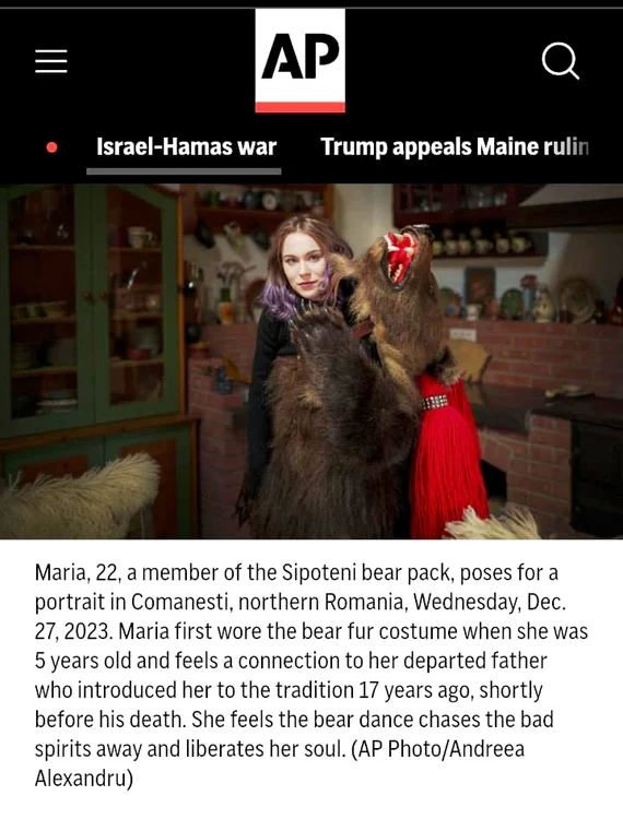 Maria, în fotoreportajul Associated Press jpg