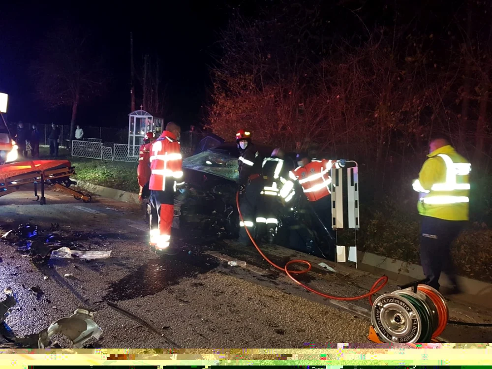 Accidentul a avut loc în comuna Schitu Duca FOTO ISU Iaşi