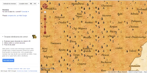 google maps comoara