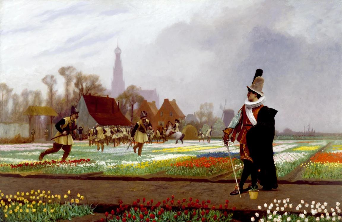 „Nebunia lalelelor“, pictură de Jean-Léon Gérôme, 1882. FOTO: Wikipedia