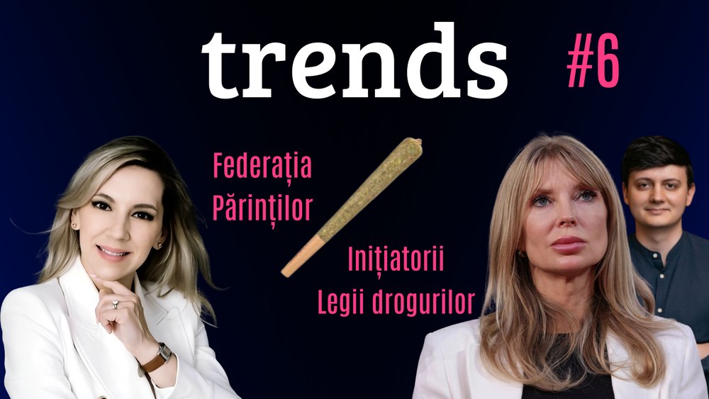 Dezincriminarea posesiei de droguri, dezbătută la „Trends”. Inițiatoarea Victoria Stoiciu răspunde întrebărilor părinților