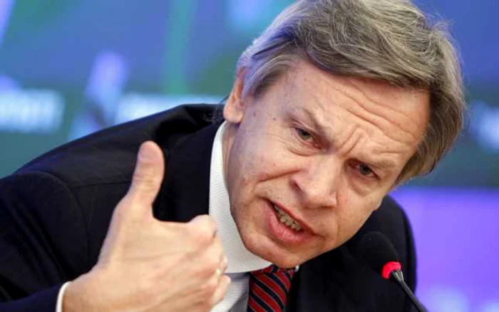 Deputatul rus Alexei Puşkov răspunde declaraţiilor făcute de premierul de la Chişinău FOTO: Reuters