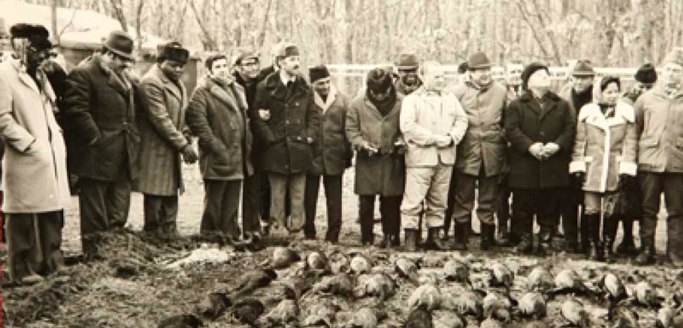 Ceauşescu la vânătoare