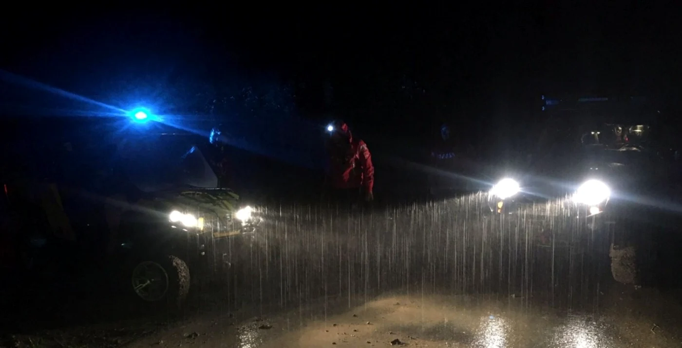 Acţiunea salvamontiştilor a fost dificilă                                                  Foto: Salvamont Gorj