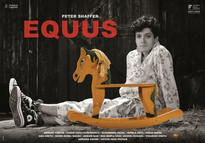 "Equus" este o piesă puternică despre sacrificiul ritualic, despre fascinaţia religioasă devenită refugiu iraţional şi adoraţie erotică Foto: News