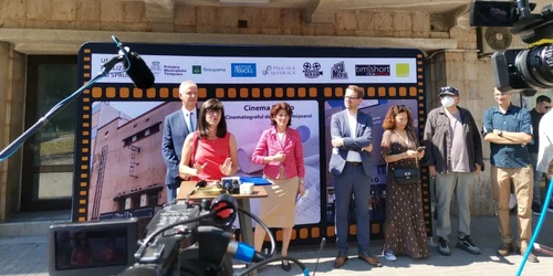 S-a marcat începerea lurărilor de renovare a vechiului cinematograf Studio din Timişoara FOTO Ş.Both