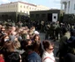 Femeile din Belarus protestează împotriva rezultatului alegerilor prezidenţiale. FOTO EPA-EFE