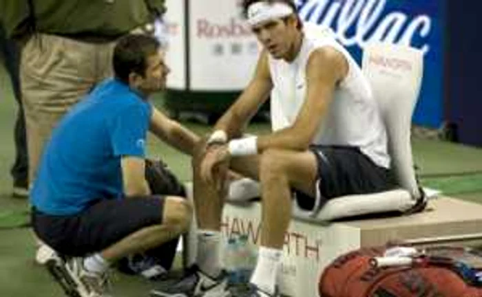 TENIS: Argentinianul Juan Martin Del Potro a abandonat la Shanghai