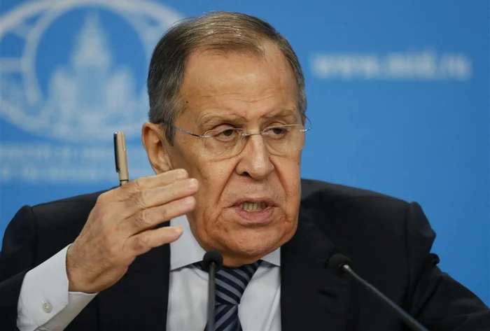 Serghei Lavrov, ministrul rus de Externe FOTO: EPA EFE