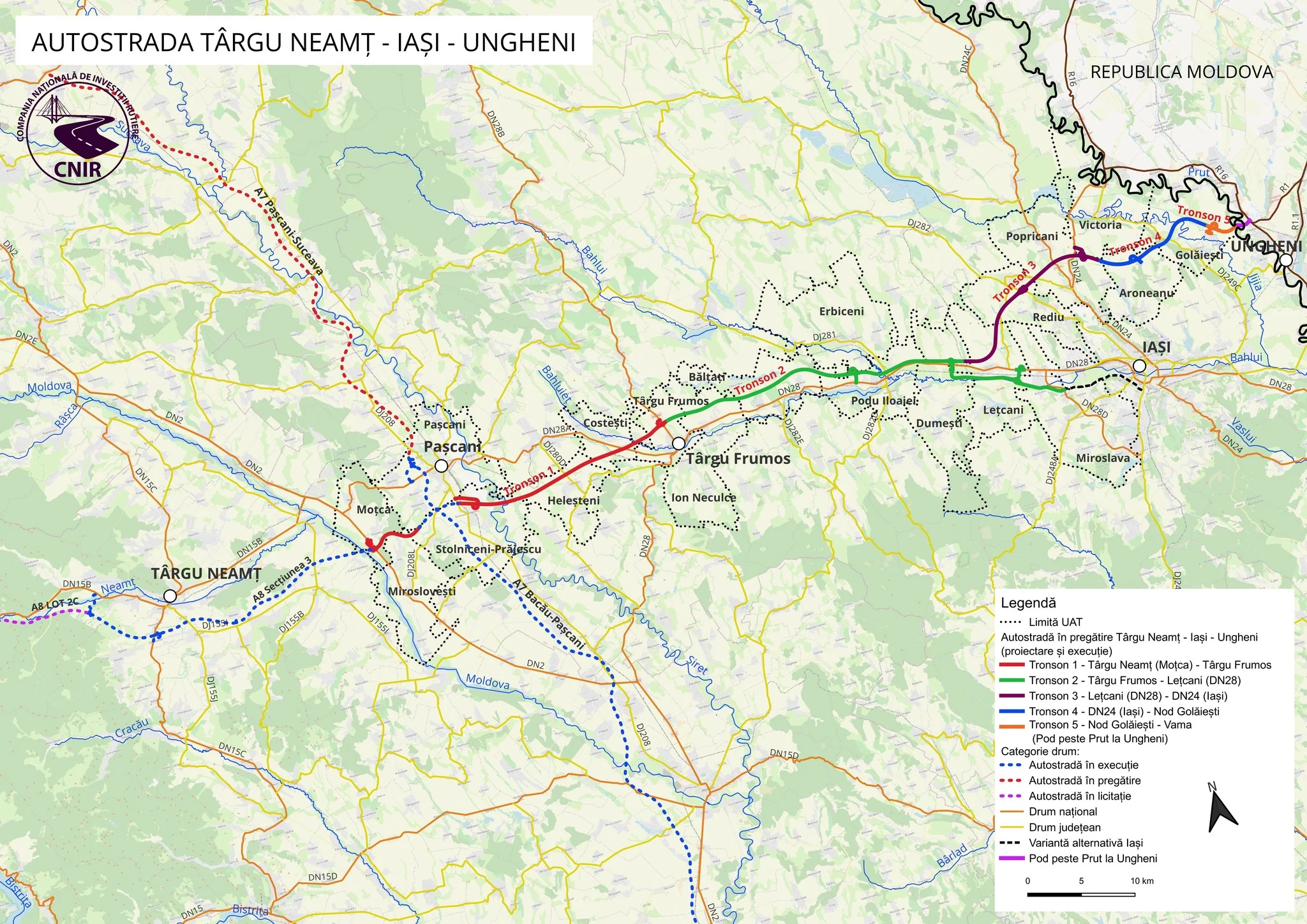 Undă verde pentru cel mai dificil lot al Autostrăzii A8. Ciprian Șerban: „Un proiect de o complexitate tehnică ridicată”