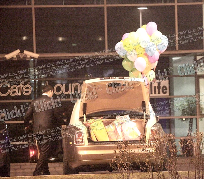 Irina a primit un  portbagaj  de cadouri şi  zeci de baloane