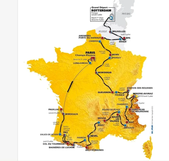 
    Turul Frantei 2010 va avea startul la Rotterdam, pe 3 iulie  