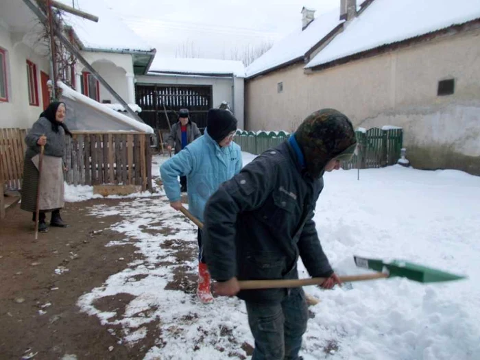 Copiii ajută la treburile gospodăreşti