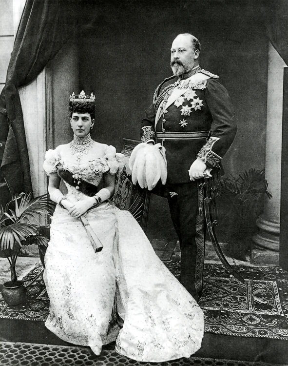 Regele Edward al VII-lea și Regina Alexandra