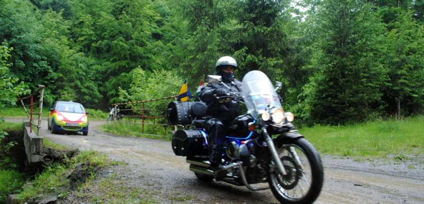 Parada moto pe strazile din Baia Mare FOTO:Rares Moise/ARHIVA