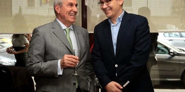 Calin Popescu Tariceanu si Victor Ponta FOTO Mediafax