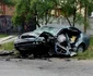 Accident cu patru victime în Sineşti - Vâlcea Foto ISU Vâlcea