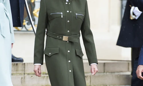 Brigitte Macron at Elysee Palace with Baltic Leaders Paris jpeg