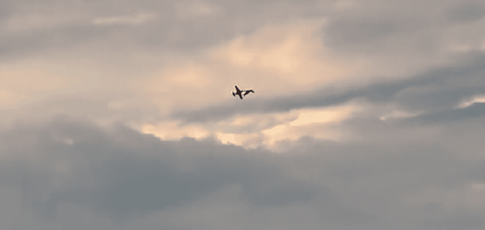 Momentul în care două aeronave se ciocnesc și se prăbușesc, în Germania VIDEO