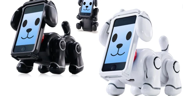 „Sufletul“ robotului Smartpet este un iPhone sau un iPod Touch. FOTO Amazon