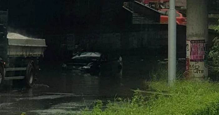 cluj inundatii. foto info trafic jud cluj