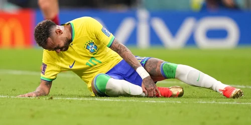Neymar s-a accidentat în prima partidă de la Campionatul Mondial de fotbal din Qatar FOTO Profimedia