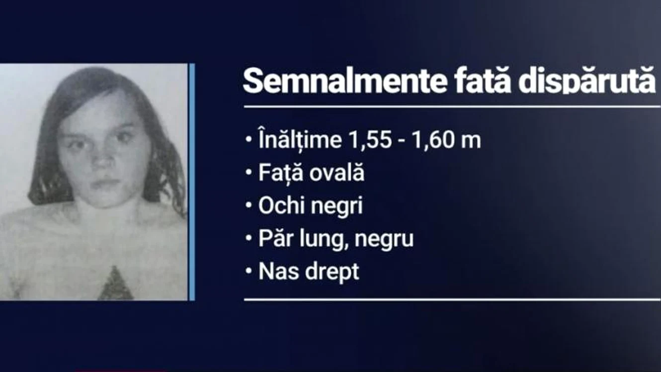 
    Acestea sunt semnalmentele fetei dispărute Foto: Digi 24  