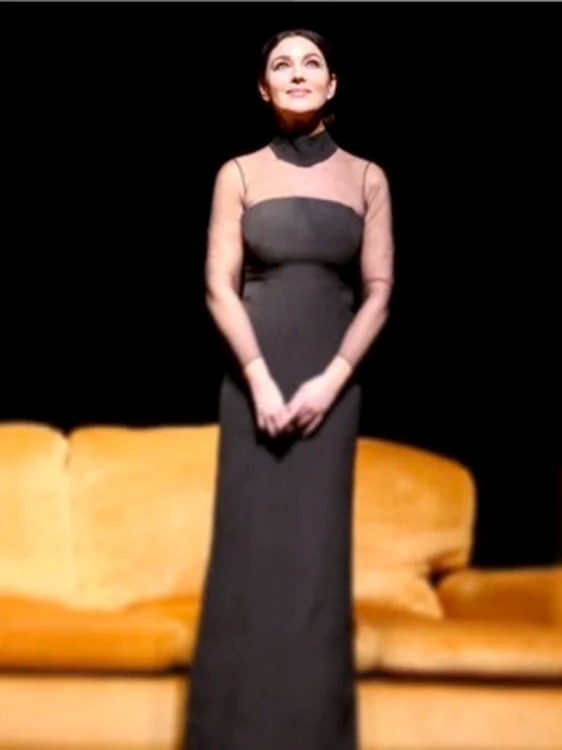 Monica Bellucci, în rolul sopranei Maria Callas