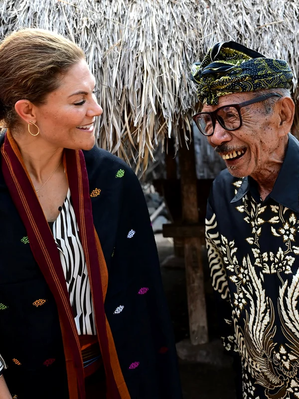 Prințesa Victoria a Suediei în Indonezia, Foto Instagram