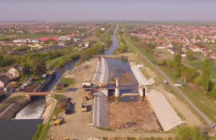 Lucrăriile de la Sânmihaiul Român FOTO ABA Banat