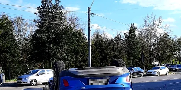 slobozia accident cu un ranit FOTO IPJ Ialomita