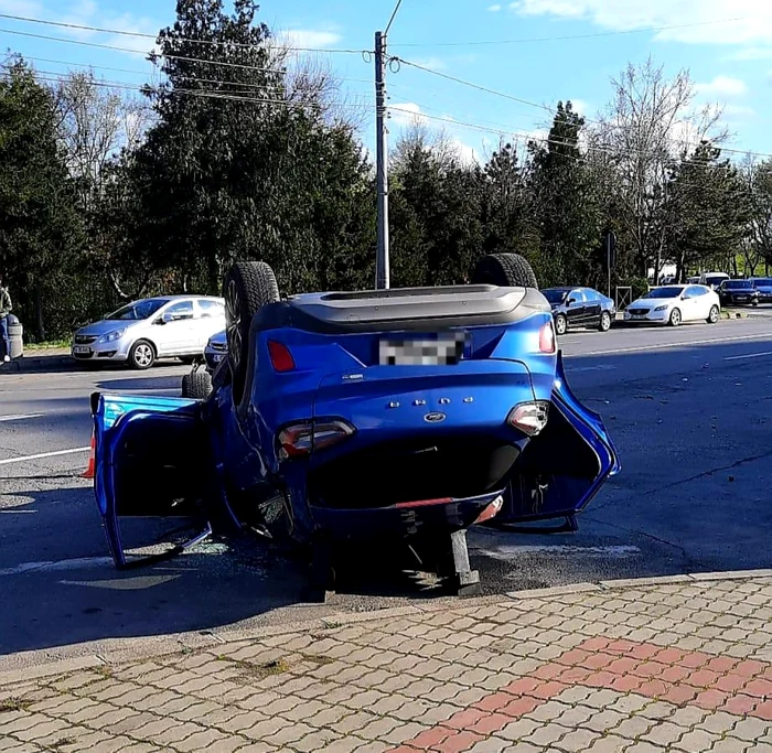 Una dintre victime a ajuns la spital FOTO IPJ Ialomiţa