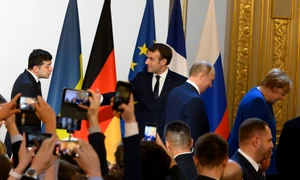 Zelenski, Putin, Macron, Merkel format Normandia 2029 Profimedia jpg