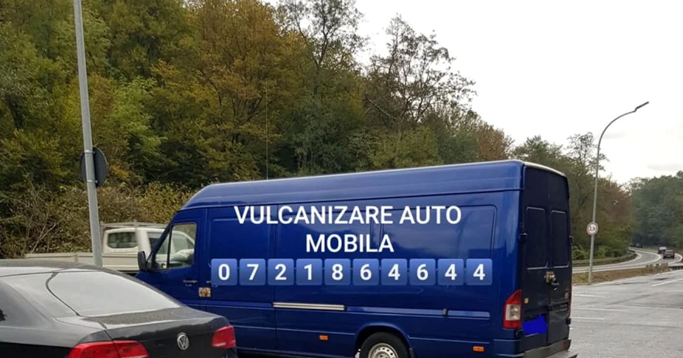 Atelierul pe roţi se poate deplasa oriunde este solicitat FOTO: Facebook: VLC Vulcanizare Mobilă Vrancea