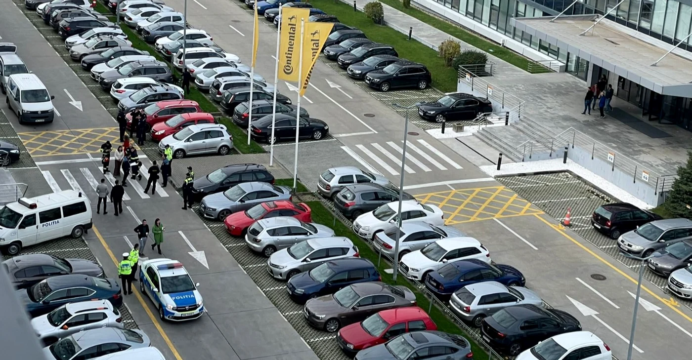 O alertă cu bombă a fost declanșată la Continental Automotive Timișoara FOTO Daniel Dancea
